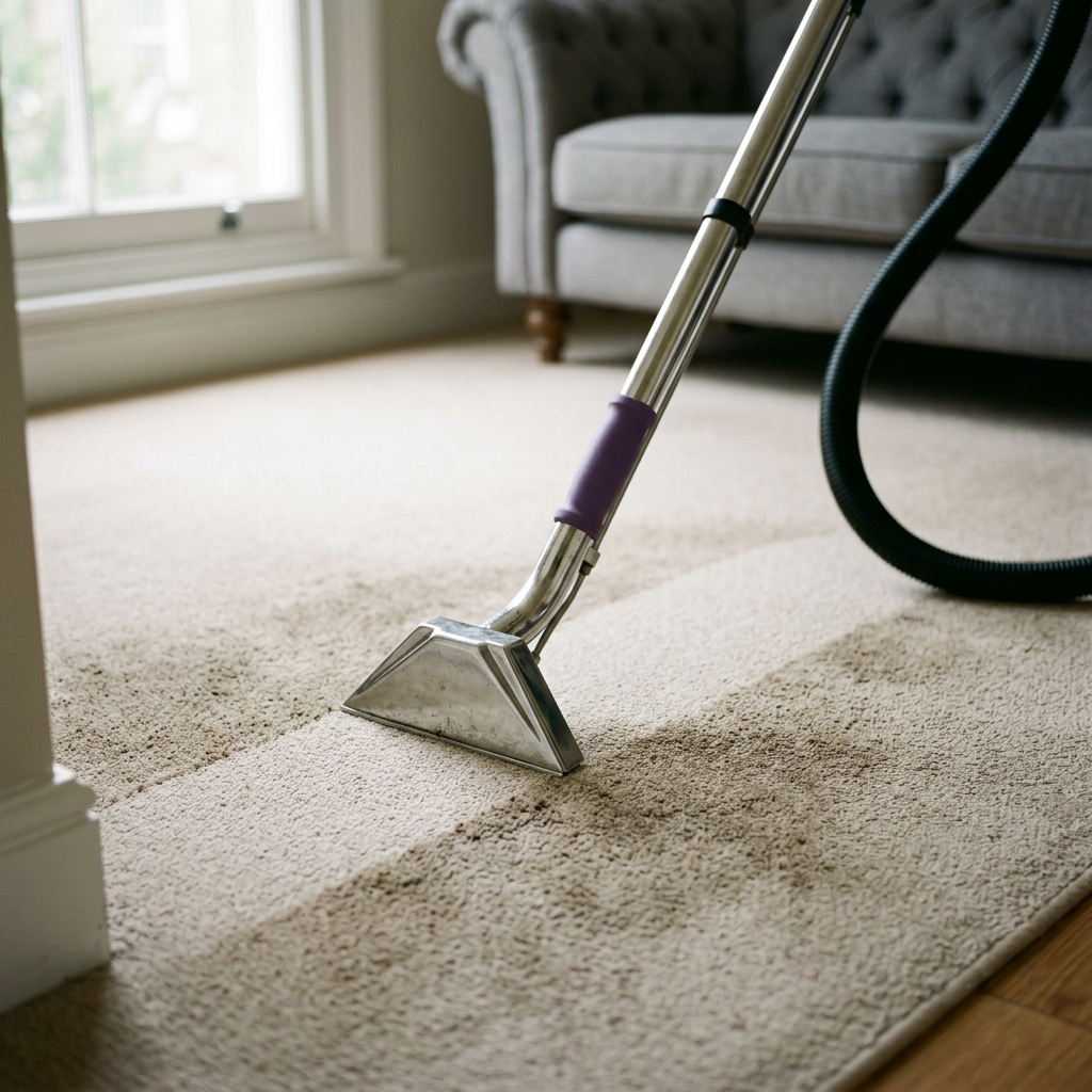 Carpet cleaning Care N Tidy, hot water extraction
