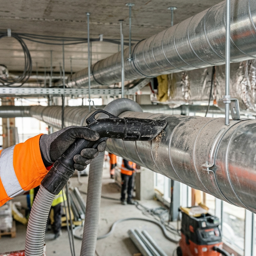 HEPA dust extraction post-construction silica Care N Tidy
