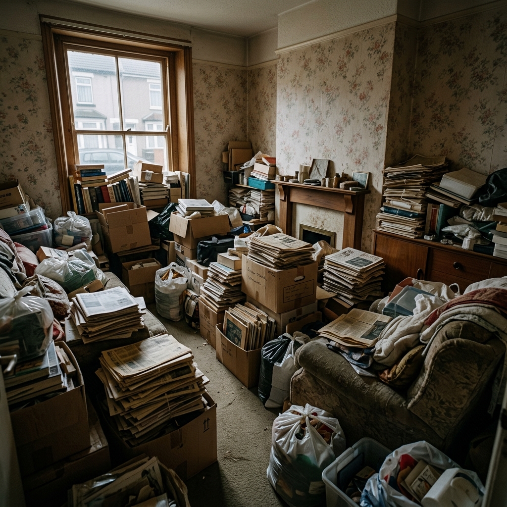 Hoarder recovery declutter clean Care N Tidy UK compassionate