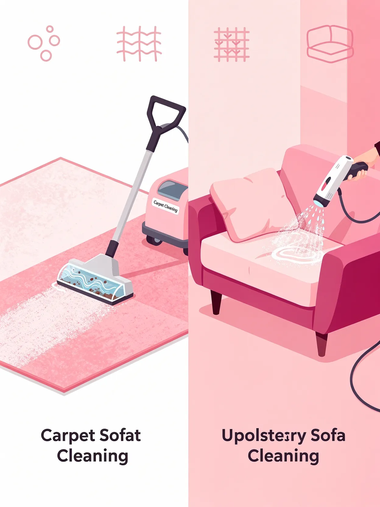 Carpet vs Upholstery. Why They Require Different Approaches