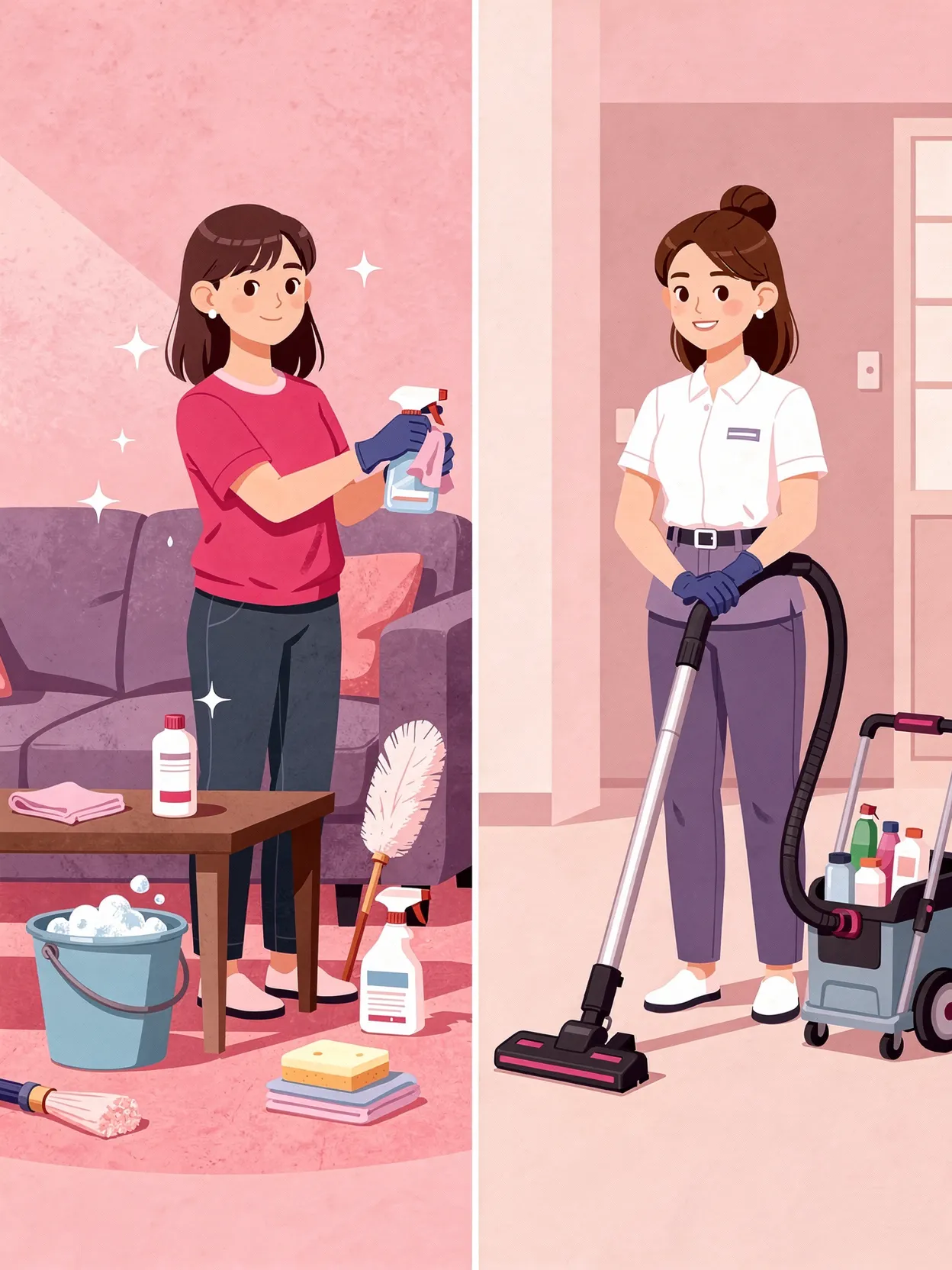 DIY vs Professional End of Tenancy Cleaning. What Usually Happens