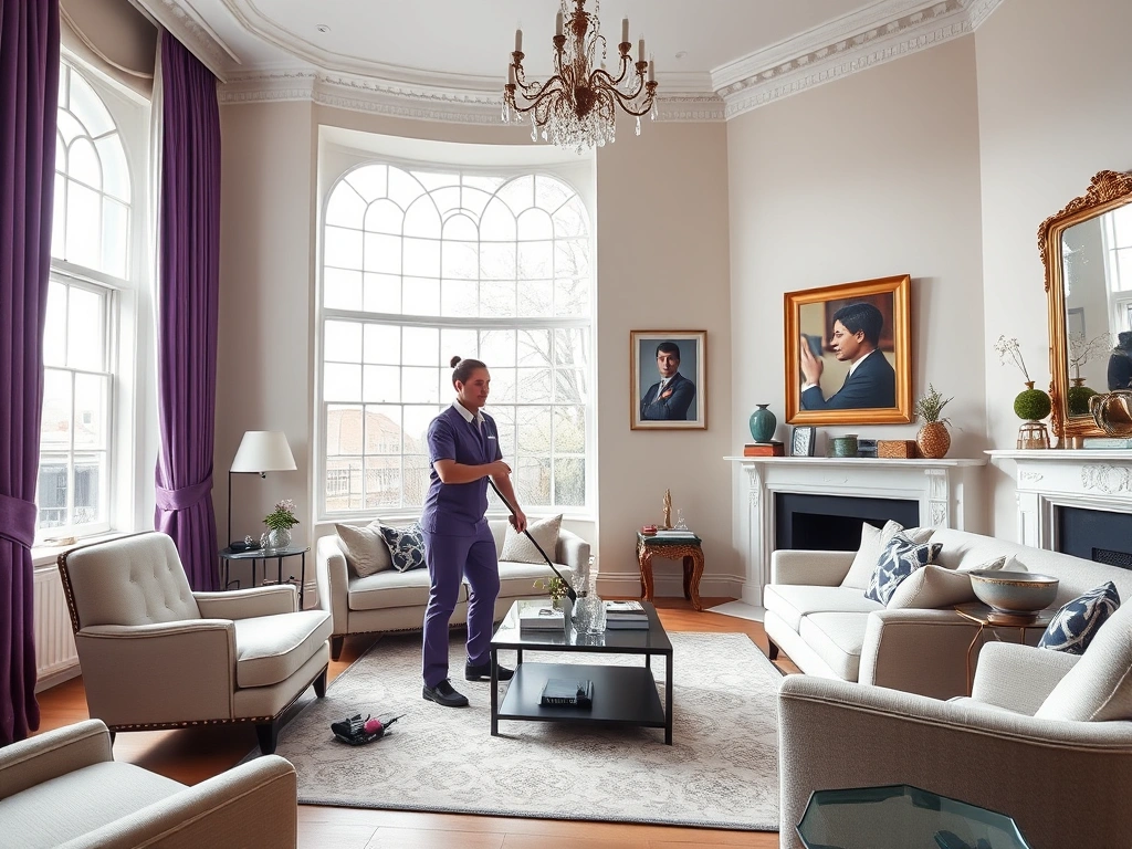 Kensington cleaning services, Notting Hill stucco terrace and South Ken mansion block deep clean