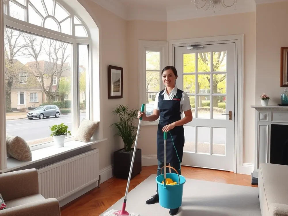 Professional vetted cleaner in an Edwardian villa in Beckenham, London