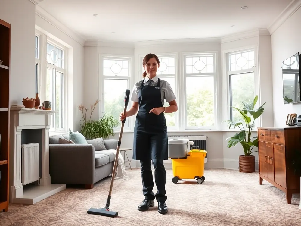 Professional vetted cleaner in a 1930s semi-detached house in Catford, London