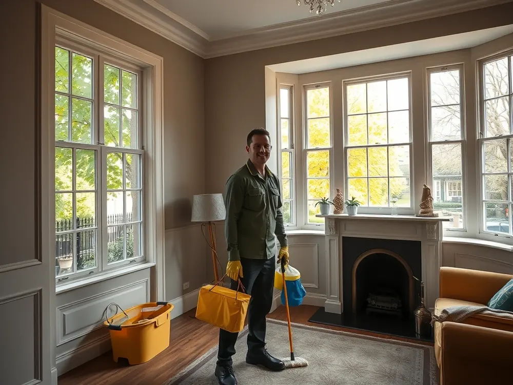 Professional vetted cleaner in a Georgian house in Dulwich Village, London