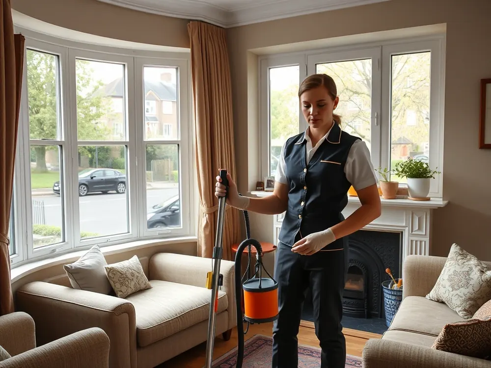Professional vetted cleaner in a 1930s semi in Finchley, London