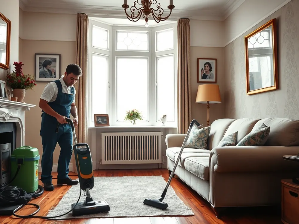 Professional vetted cleaner in a Victorian terrace in Leyton, London
