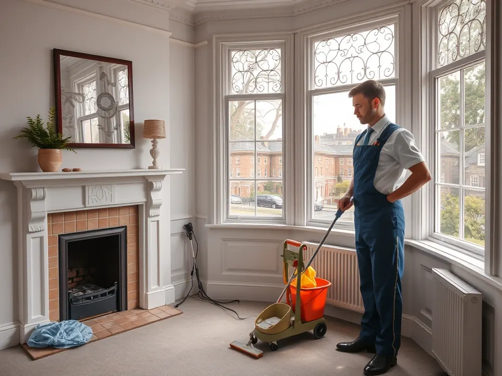 Professional vetted cleaner in an Edwardian house in Muswell Hill, London