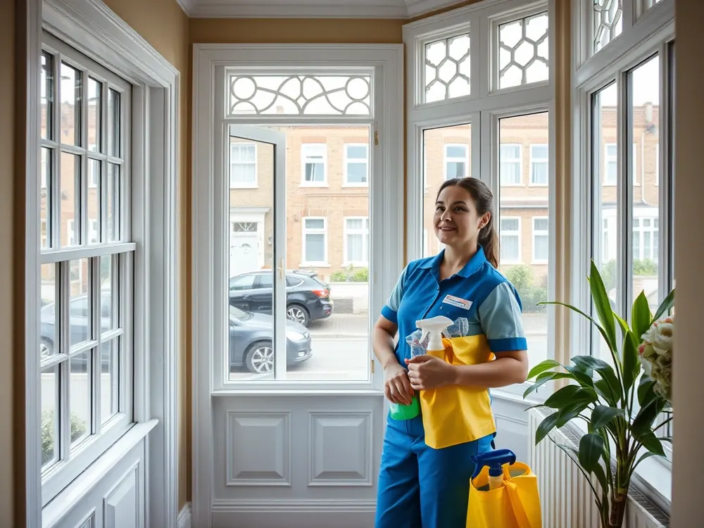 Professional vetted cleaner in a Victorian terrace in Norbury, London