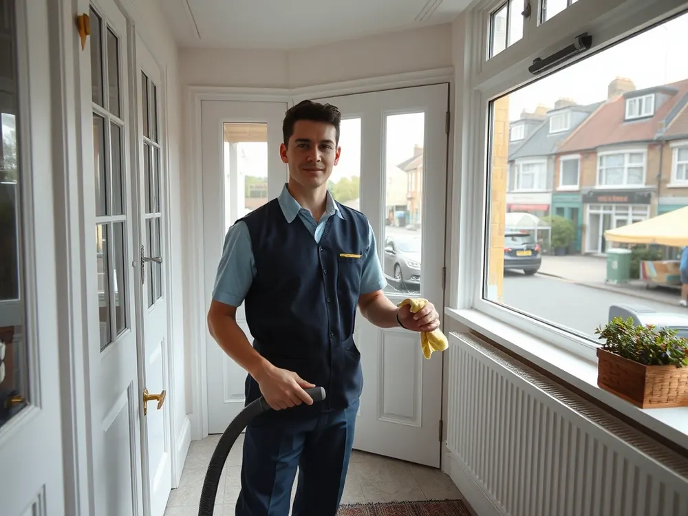 Professional vetted cleaner in a Victorian terrace in Walthamstow, London